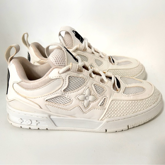 Louis Vuitton White Skates LV 1854 Sneakers Mens Size 7 - Picture 1 of 10